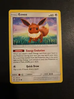 EEVEE- 101/149 Sun & Moon Base Set LP- Regular Common - Pokemon TCG Card - Image 1