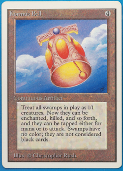 Kormus Bell Unlimited PLD Artifact Rare MAGIC MTG CARD (ID# 497632) ABUGames - Image 1