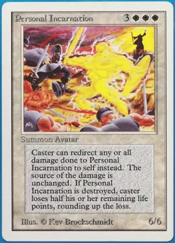 Personal Incarnation Unlimited PLD White Rare MAGIC CARD (ID# 497695) ABUGames - Image 1