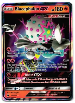 Blacephalon GX 52/214 - Lost Thunder Rare GX Pokemon TCG Holo - LP Card - Image 1