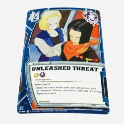 Bandai Dragon Ball Z CCG Unleashed Threat EV-029 1st Edition Foil Dbz Tcg Card - Image 1