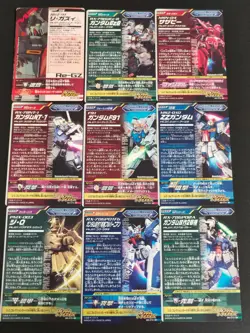 9 CP campaign Cards Gundam Try Age Japanese card lot B8-082 B8-072 etc aca480 - Image 2