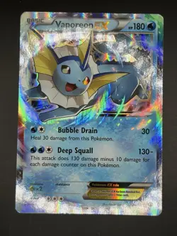Pokemon Vaporeon EX TCG Card 24/83 Generations Near Mint NM - Image 1