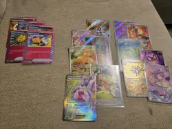 Lot Of 60+ Pokemon Cards EX, V, FULL ART, SR, IR - Image 1