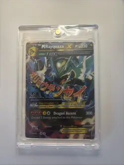 M Rayquaza EX 61/108 Full Art Ultra Rare XY Roaring Skies NM 2015 Pokemon Card - Image 1