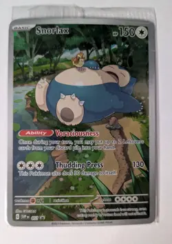 Pokemon TCG - Snorlax 051 SVP Sealed Holo Promo Card - NEAR MINT - Image 1