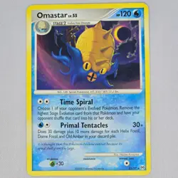 Omastar 23/99 Arceus Regular Rare Pokemon Card TCG English LP - Image 1
