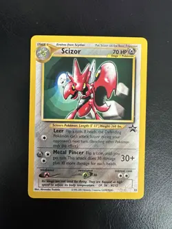 Scizor No.33 WOTC Black Star Promo Pokemon Card! - Image 1