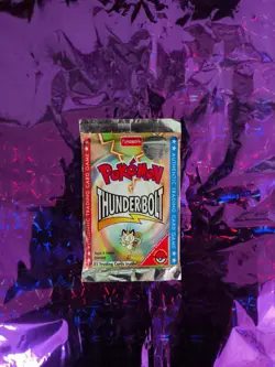 Pokemon Funskool Thunderbolt Meowth card Pack - Image 1