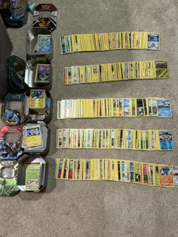Pokemon Card Tin Collection (1000+) - Regulars, Reverse holos, Rares - Lot LP-NM - Image 2
