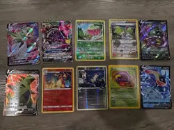NM/LP Pokemon 10 Card Vintage | Ultra Rare | Full Art | V | GX Lot See Pics (F) - Image 1