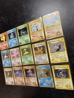 Vintage Japanese Pokemon Card Collection Holo Rares 1996 - Image 4