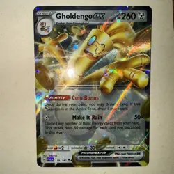 Pokemon Gholdengo EX Ultra Rare Card Paradox Rift 139/182 NM Condition - Image 1