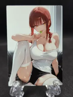 Makima Chainsaw Man Waifu Anime Card - Image 1