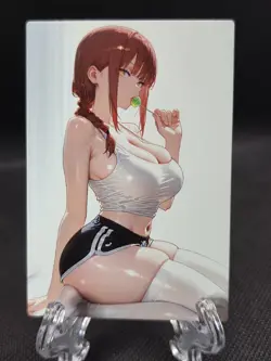 Makima Chainsaw Man Waifu Anime Card - Image 1