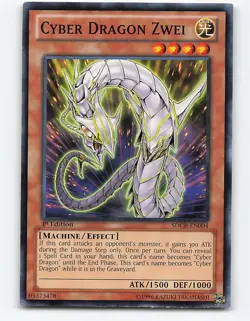 Cyber Dragon Zwei #SDCS-EN004 1st Edition Yugioh Card - Image 1
