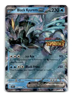 Black Kyurem ex (Surging Sparks Stamped) Double Rare Miscellaneous Cards & Produ - Image 1