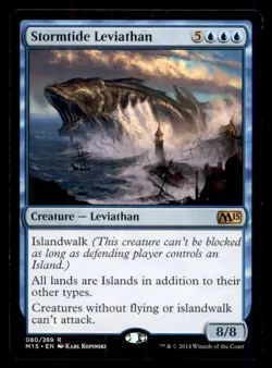 Stormtide Leviathan LP Light Play Magic 2015 MTG [11934] - Image 1