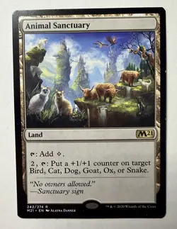 Magic The Gathering Core Set 2021 - Animal Sanctuary - Image 1