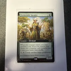 Formidable Speaker (Extended Art) Lorwyn Eclipsed Regular - Image 1