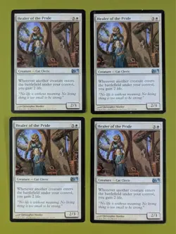 Healer of the Pride x4 Magic 2013 M13 4x Playset Magic the Gathering MTG - Image 1