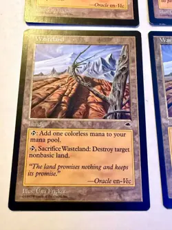 4x (Playset) MTG Wasteland - Tempest - Magic The Gathering 3x LP- 1x MP - Image 4
