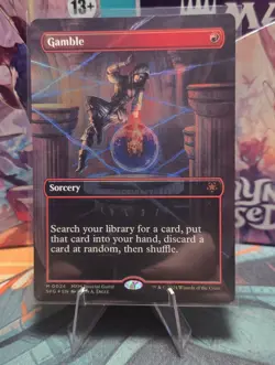 Gamble (Borderless) - Special Guests (SPG) - MTG Foil M 0024 - Image 1