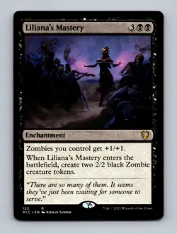 Liliana's Mastery Commander: Innistrad: Midnight Hunt Non-Foil MTG NM - Image 1