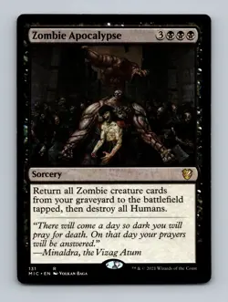 Zombie Apocalypse Commander: Innistrad: Midnight Hunt Non-Foil MTG NM - Image 1