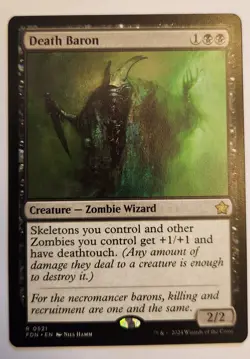 Death Baron #521 Foundations Regular Rare NM+ - Image 1