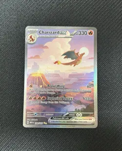 Pokemon TCG Charizard EX 199/165 Special Illustration Rare SV 151 NM - Image 1