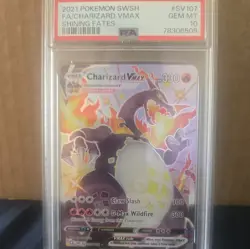 Pokemon TCG Charizard VMAX Shining Fates Sv107/Sv122 Holo Shiny Holo Rare - Image 3