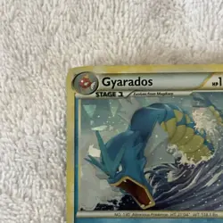 2010 Pokemon Gyarados HeartGold SoulSilver Cracked Ice Holo 4/123 - Image 2