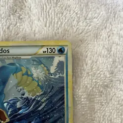 2010 Pokemon Gyarados HeartGold SoulSilver Cracked Ice Holo 4/123 - Image 3