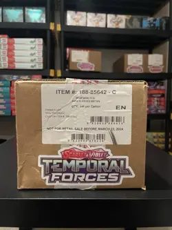 Pokemon SV05 Temporal Forces Sleeved booster 144 Pack Case - Image 1