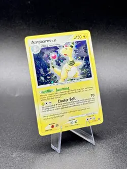Ampharos 1/132 Holo Bleed Pokemon Secret Wonders 2007 Fart Swirl Holo NM - Image 1