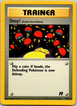 Pokemon Sleep! (Rocket's Secret Machine) 79/82 Team Rocket Regular - LP - Image 1