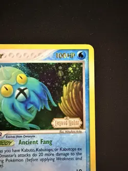 Pokemon TCG Omastar EX Legend Maker 23/92 Reverse Holo Rare - Image 3