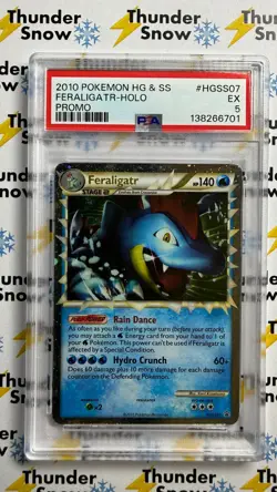 ⚡❄ 2010 Pokemon HG & SS Prime Promo Feraligatr Holo PSA 5 - Image 1