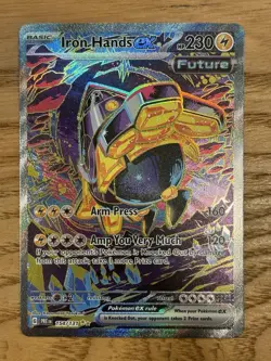 Pokemon TCG Prismatic Evolutions Iron Hands EX 154/131 IR - Near mint - Image 1