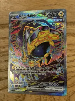 Pokemon TCG Prismatic Evolutions Iron Hands EX 154/131 IR - Near mint - Image 2