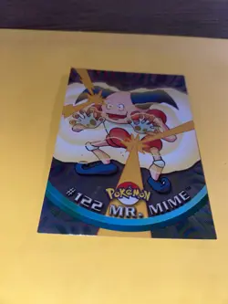 2000 Topps Pokemon TV Animation Edition Series 3 Holo Foil #122 Mr. Mime - Image 1