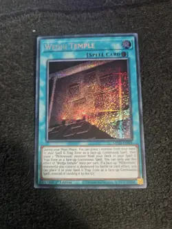 Wedju Temple - MP25-EN091 - Prismatic Secret Rare YuGiOh - Image 1