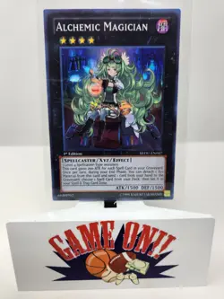 YuGiOh Alchemic Magician REDU-EN047 1st Edition Super Rare LP - Image 1