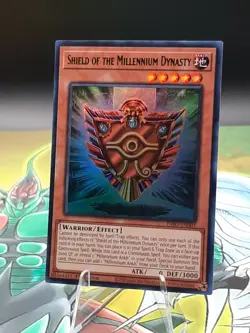 Yu-Gi-Oh! Shield of The Millennium Dynasty INFO-EN003 Ultra Rare 1st Ed NM - Image 2