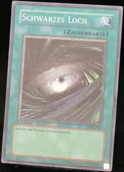 Yu-Gi-Oh! Schwarzes Loch LOB-G041 1.Edition Super Rare [LP] (1st) Hole | DE 2002 - Image 3