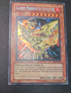 Sacred Phoenix of Nephthys EEN-ENSE3 Secret Rare Limited LP- - Image 4