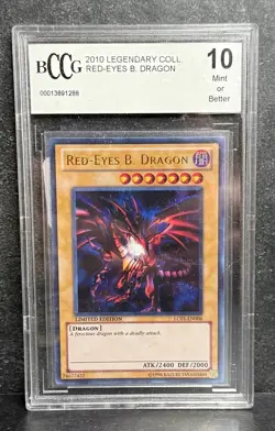 #LC01EN006 Red-Eyes B. Dragon 2010 Yu-Gi-Oh Legendary Collection - Image 1