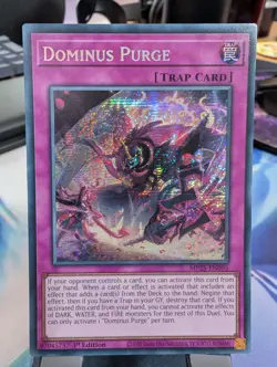 YuGiOh! Dominus Purge MP25-EN095 Secret Rare 1st Ed - Image 1