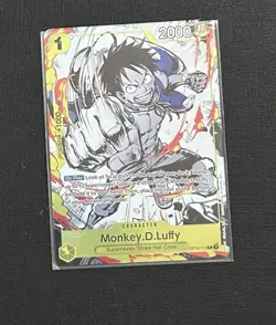 Bandai One Piece TCG English Monkey.D.Luffy OP10-111 Premium Collection 6 (RARE) - Image 2